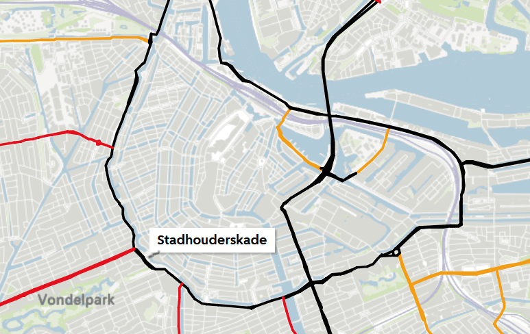 Plusnet corridor auto Stadhouderskade